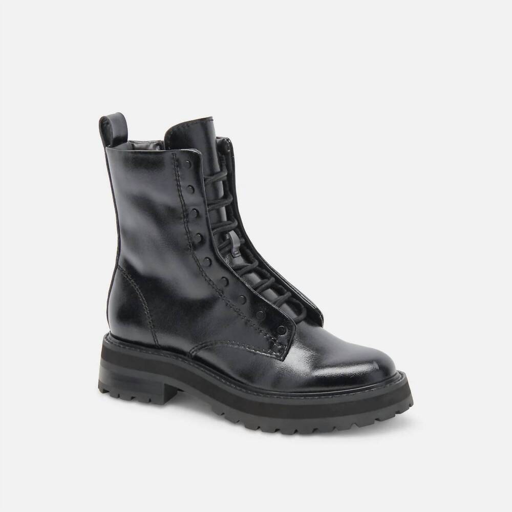 NEW DOLCE VITA women's ranier moto boots in midnight